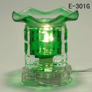 Glass Electric Dice Scent Oil Tart Diffuser Warmer Burner Aroma 