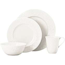 Lenox Opal Innocence Carved 4 piece Place Setting  