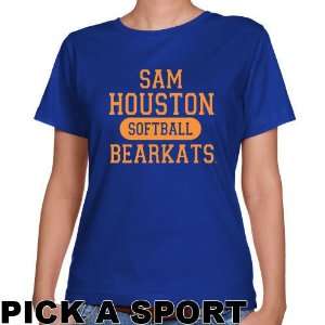  Sam Houston State Bearkats Ladies Royal Blue Custom Sport 