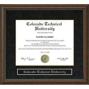  Colorado Technical University (CTU) Diploma Frame Sports 