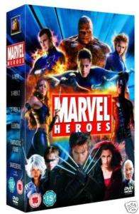 MARVEL SUPER HEROES Box set DVD (6 discs) X Men Elektra  