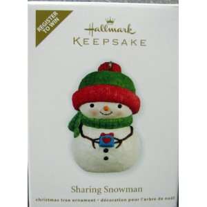 Hallmark Ornaments LPR3409 Sharing Snowman 2011 