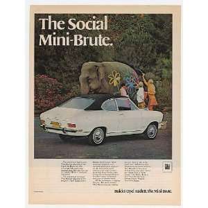  1969 Buick Opel Kadett Super Deluxe Sport Coupe Print Ad 