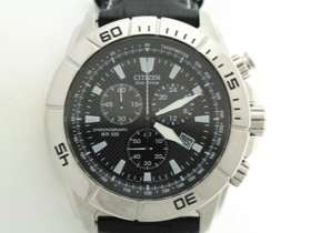 Mens Citizen Eco Drive Chronograph Date Display Watch  