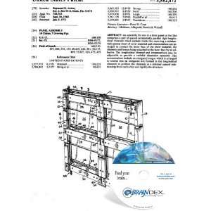  NEW Patent CD for PANEL ASSEMBLY 