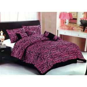   Zebra Design Comforter Bed in a bag Set Queen Size Bedding Home