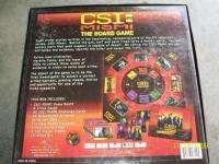 CSI MIAMI Board Game COMPLETE 8 Crimes To Solve  