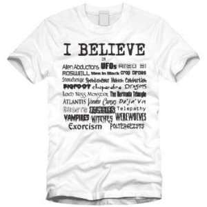  I Believe in Ufos, Zombies. T shirt