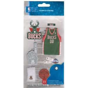 NBA Team Stickers Jolees Boutique   Milwaukee Bucks Arts 
