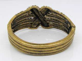Gold plated crystal Bracelet Bangle Cuff B286  