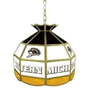   Western Michigan University Stained Glass Tiffany Lamp   16W in. Home