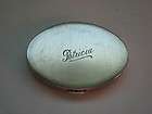 Vintage Sterling Silver Oval Powder Compact Engraved Patricia Mid 