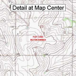   Map   Fort Cobb, Oklahoma (Folded/Waterproof)