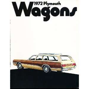  1972 Plymouth Satellite Station Wagon Sales Brochure 