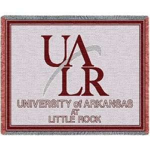 University of Arkansas Little Rock Jacquard Woven Throw   69 x 48 