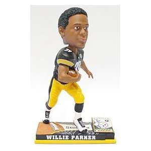  Pittsburgh Steelers 2007 Willie Parker On Field Bobblehead Road 
