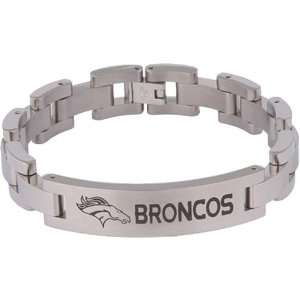 Team Titanium Denver Broncos Titanium ID Bracelet  Sports 