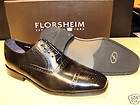 Mens FLorsheim Brand Wing Tip Leather Lace Up Shoes.  