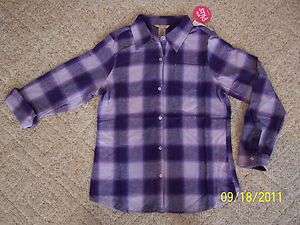 NWTs Arizona Juniors Girls Flannel Shirts PLUS Sizes L, XL, XXL 