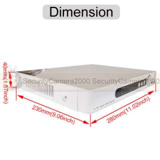 4CH Video Audio H.264 Network DVR Recorder Support 3G Pone View