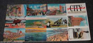Vintage Long Beach CA Mixed Post Card Sheet Lot of 50  
