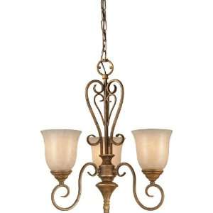Forte Lighting 2391 03 17 Chestnut Traditional / Classic 16Wx19.75H 3 