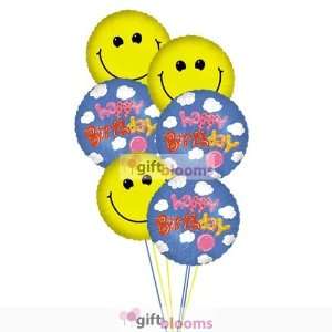  Smiley Birthday Balloons