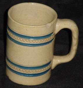 Rare Decorated Peoria Pottery Stoneware Mug Stein  