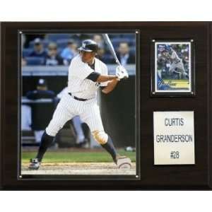 New York Yankees Curtis Granderson 12x15 Player Plaque  