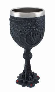 Cool Medieval Dragon Drinking Goblet Wine Glass Gothic  