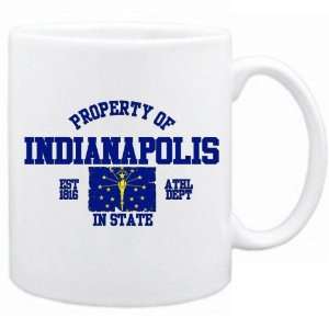  New  Property Of Indianapolis / Athl Dept  Indiana Mug 