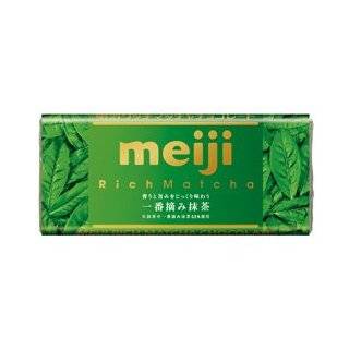 Meijis Popular Matcha Chocolate Bar   RICH Matcha Green Tea 