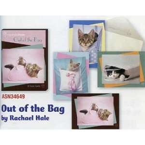  Bag by Rachael Hale   Blank Cat Note Card Assortment by Leanin Tree 