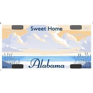 Alabama State Background Blanks FLAT Bicycle License Plates Blanks for 