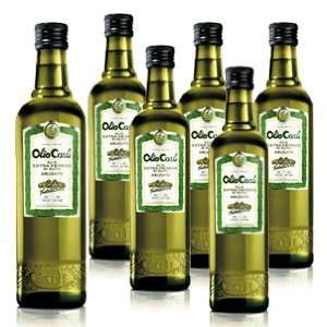 Olio Carli Six Half Liter (500ml) Bottles of Extra Virgin Olive Oil 