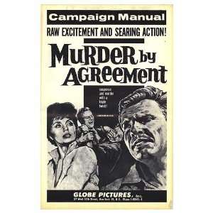  Murder By Agreement Original Movie Poster, 11 x 18 (1965 