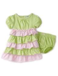 hartstrings baby girls infant tierred dress and diaper cover set