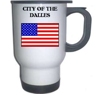  US Flag   City of The Dalles, Oregon (OR) White Stainless 