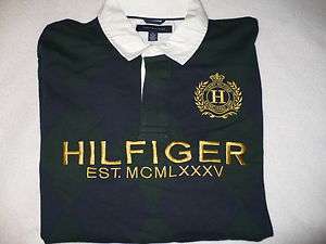 129 NEW NWT TOMMY HILFIGER MENS RUGBY POLO SHIRT SIZE XL XXL 2X EXTRA 