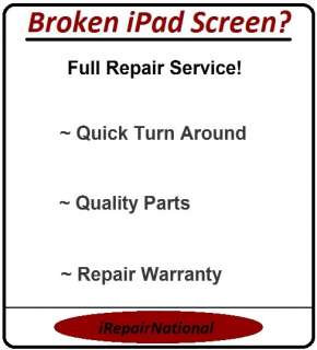 iPad Broken Glass Screen Repair Service  