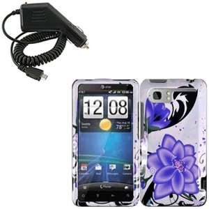  iFase Brand HTC Vivid Raider 4G Combo Violet Lily 