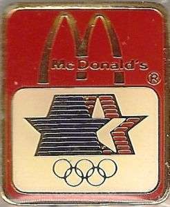 1984 Los Angeles McDonalds Olympic Sponsor Pin  