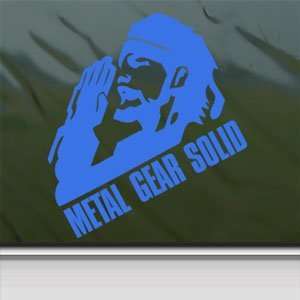  Metal Gear Solid Blue Decal PS3 Snake Truck Window Blue 