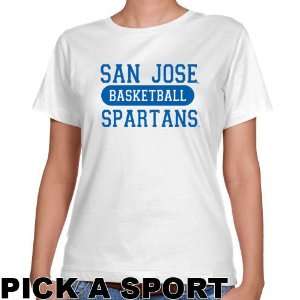  San Jose State Spartans Ladies White Custom Sport Classic 