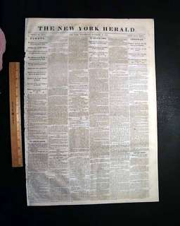 JOHN WILKES BOOTH Pre Murder Theater Ad 1864 Newspaper  