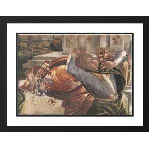Botticelli, Sandro 24x19 Framed and Double Matted The Punishment of 