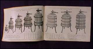 Giunta Bro Catalog Coffee Mill Wine Fruit Press Antique  