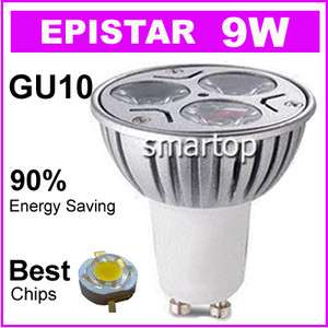 3W GU10 9W LED Spot Light Lamp Bulb Warm White&Cool White  3 Years 