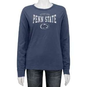  Penn State Nittany Lions Womens Navy Charger Slub Knit 