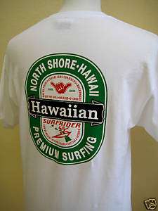 NEW Hawaiian Hawaii Design T shirt Premium Surfing North Shore Hawaii 